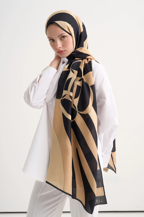 Maison C Floş Şal Camel