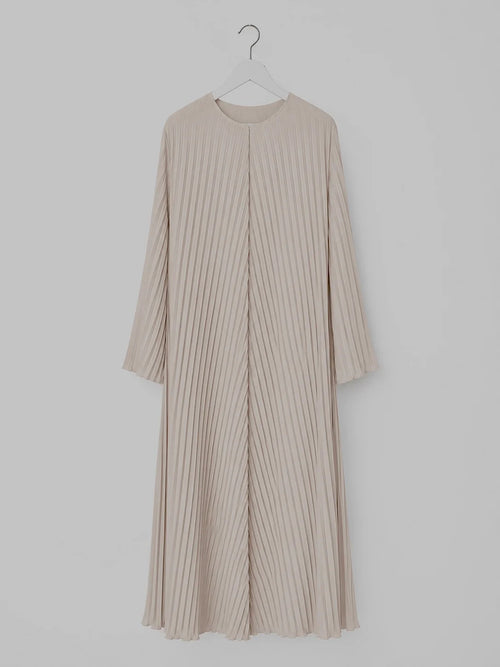 Akordiyon Abaya Krem