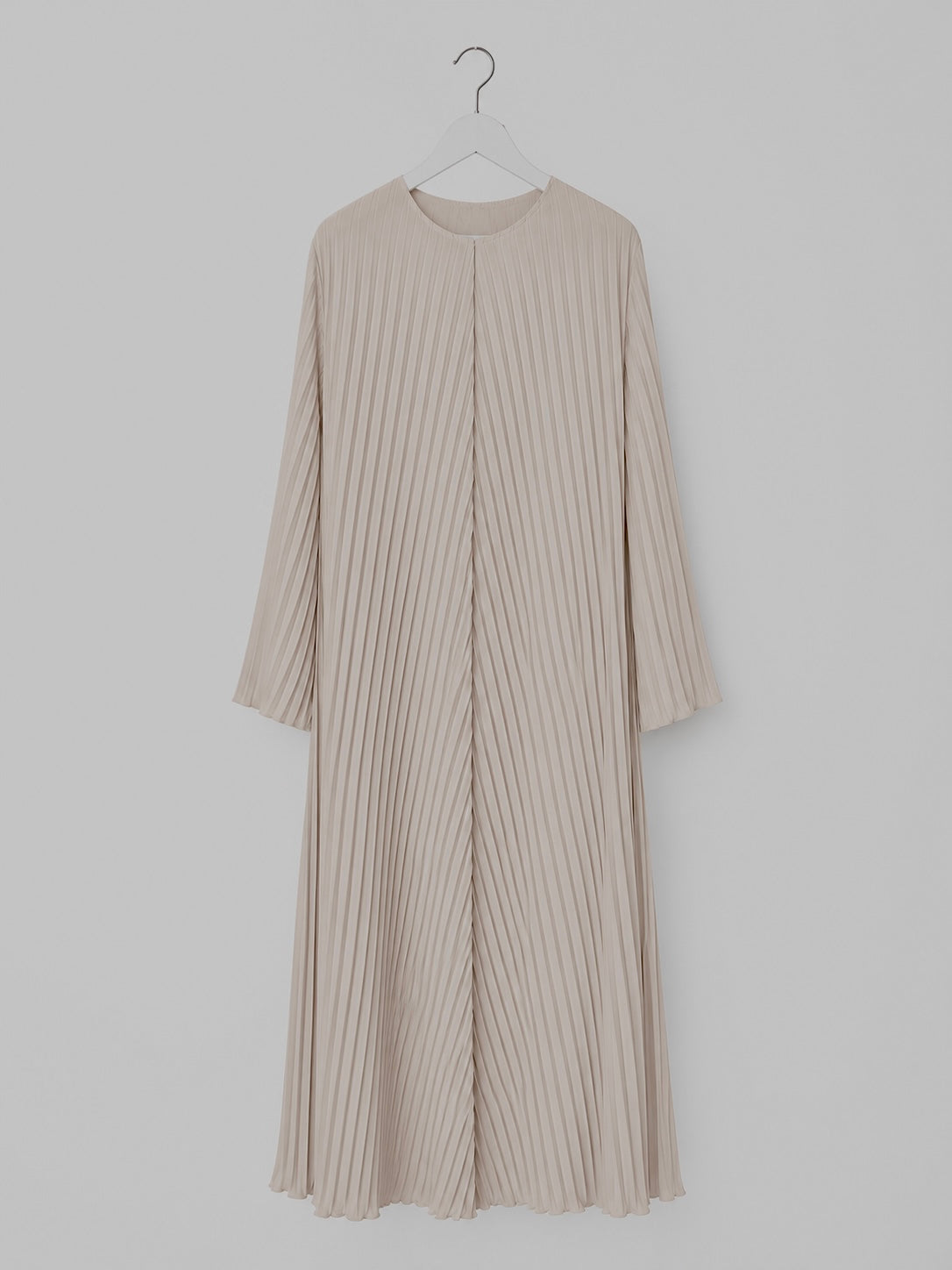 Akordiyon Abaya Krem Bej