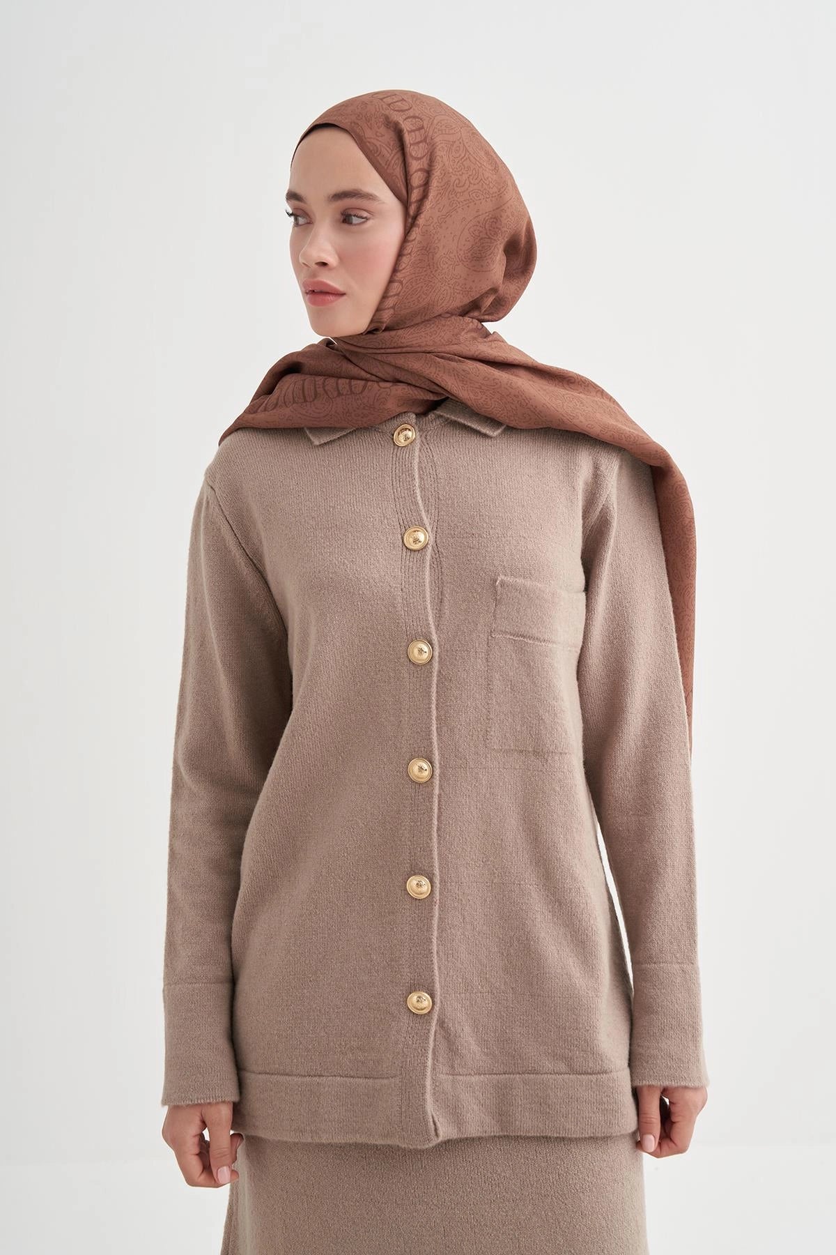 Elenora Monogram Floş Taba