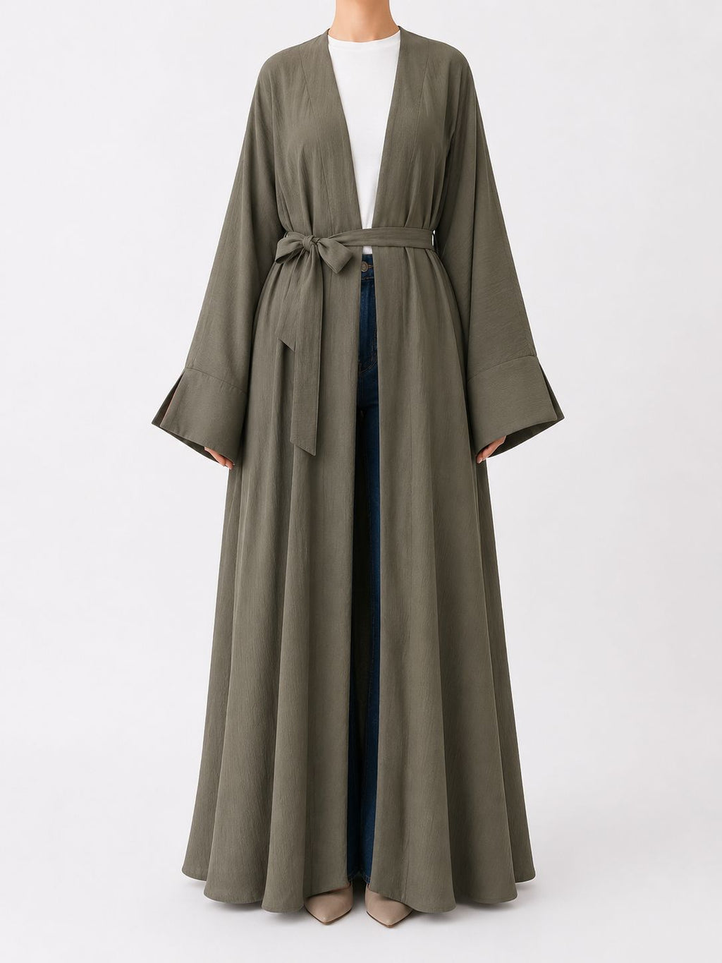 Yaprak Yeşili Kimono